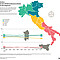 So hoch war das kaufkraftbereinigte Bruttoinlandsprodukt je Einwohner in diesen Regionen Italiens, Italien insgesamt = 100 ..