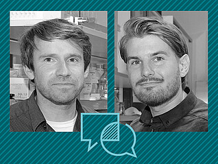 Robert Hellmundt und Alexander Döpel haben gemeinsam das Start-up &quot;Heyfair&quot; gegründet; Foto: IW Medien