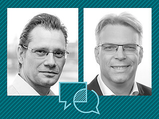Holger Schäfer ist Arbeitsmarktexperte am IW; Dirk Werner ist Leiter des Kompetenzfelds berufliche Qualifizierung und Fachkräfte am IW. Fotos: IW Medien