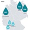 Die drei Städte mit den höchsten und niedrigsten Abwassergebühren für einen Vierpersonenhaushalt
